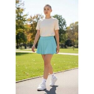 Womens 2XL Skort BlevonH Green Media Pocket Shorts Tennis Golf Pickle Ball. NWOT